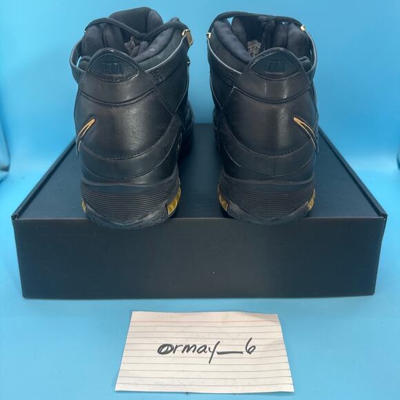Nike Lebron Zoom III Black Metallic Gold m8.5 w10 main image 5